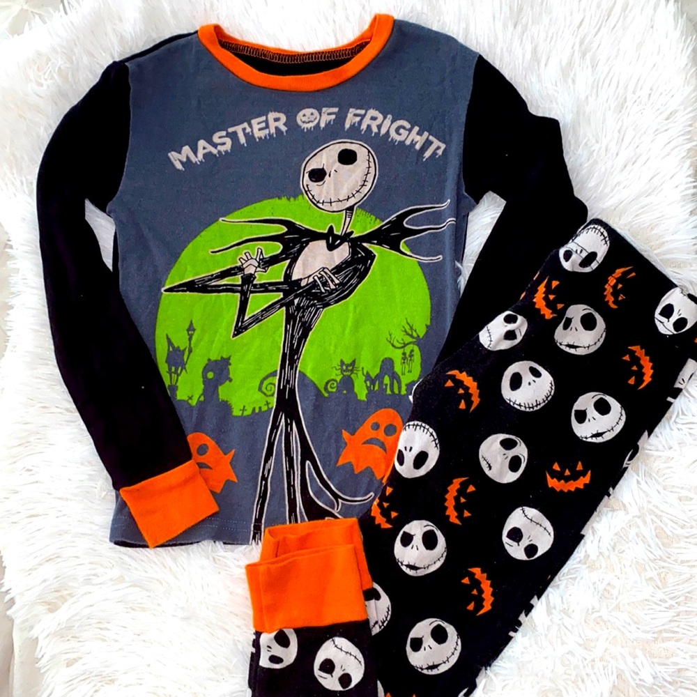 NIGHTMARE BEFORE CHRISTMAS BOYS PJS HALLOWEEN